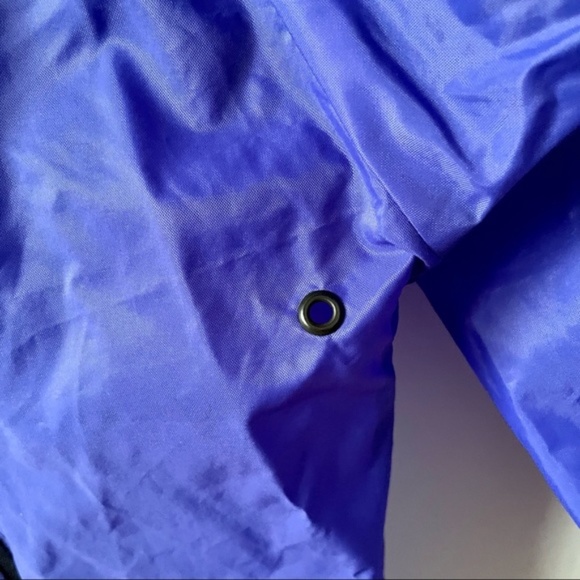 Vintage Unisex 90'S K-Way Hooded Pullover Packable Windbreaker Jacket, Size L - Picture 6 of 12